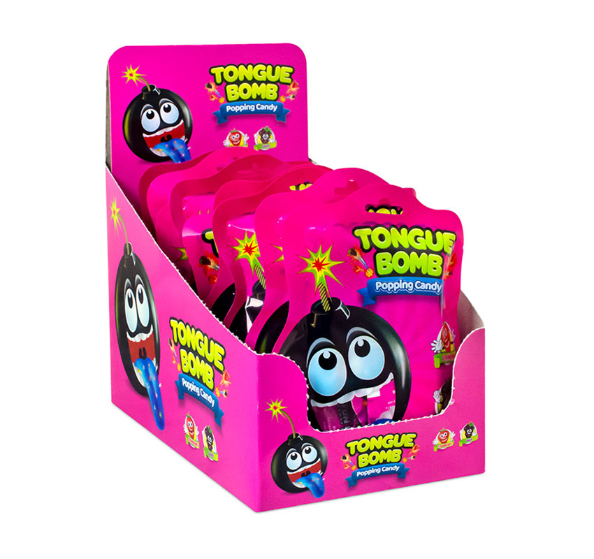 Tongue Bomb Candy PDQ Display